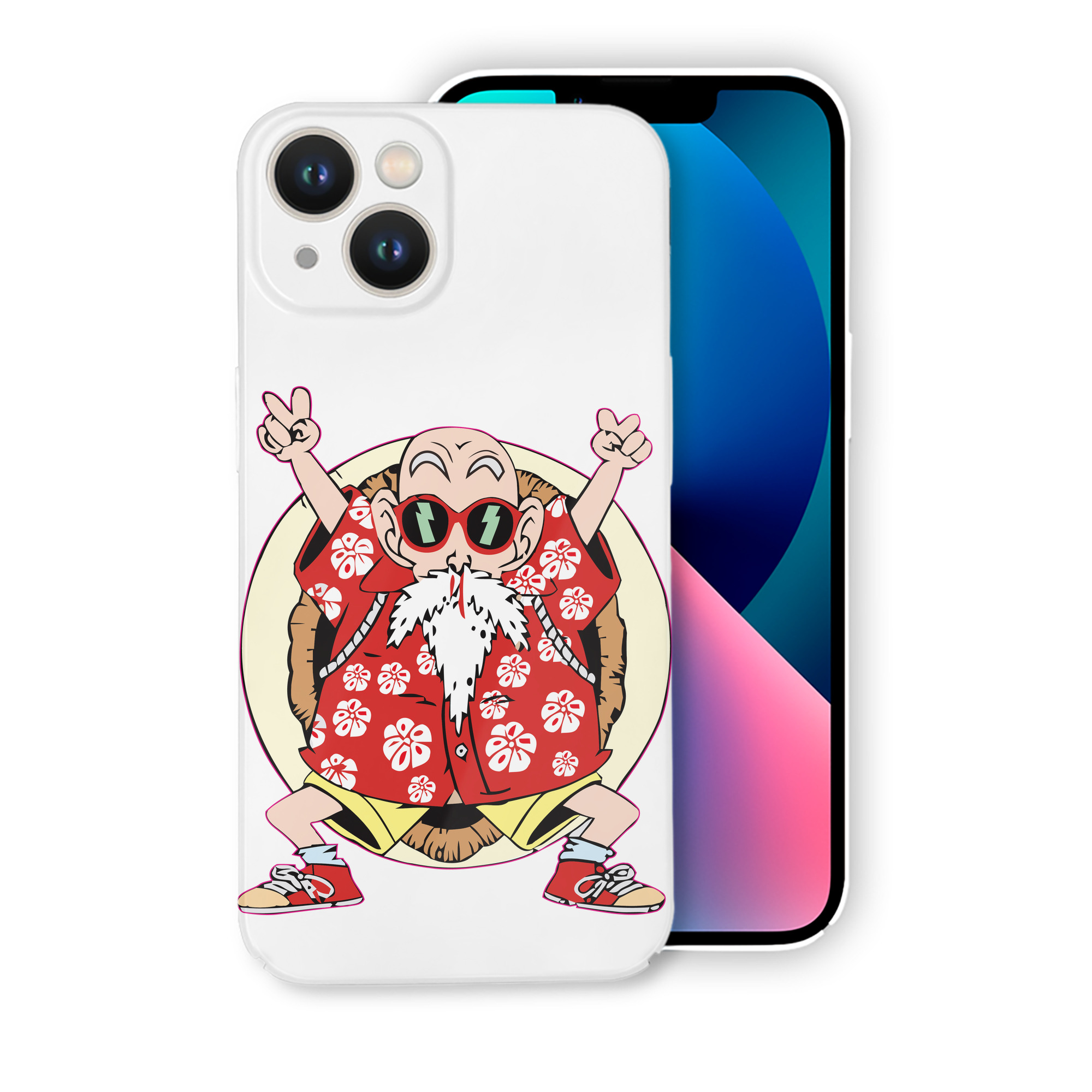 （画像用） ドラゴンボール 亀仙人（かめせんにん） DRAGON BALL Master Roshi Kame Sennin 【iPhone 14シリーズ対応】ハードケース